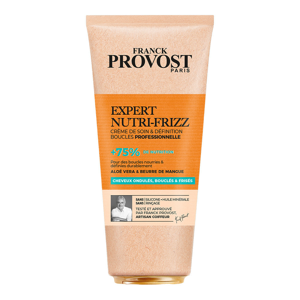 Franck Provost Expert Nutri-Frizz Crème de Soin & Définition Boucles Professionnelle Sans Rinçage Cheveux Très Secs ou Frisés 20