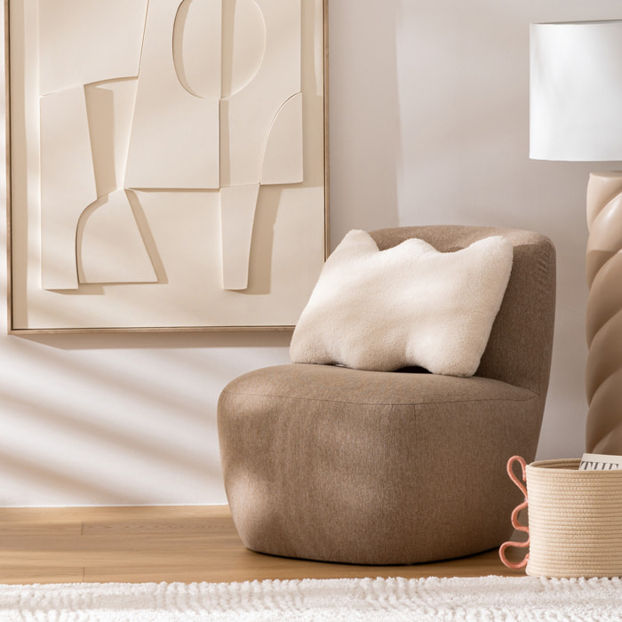 Chauffeuse "Leone" beige