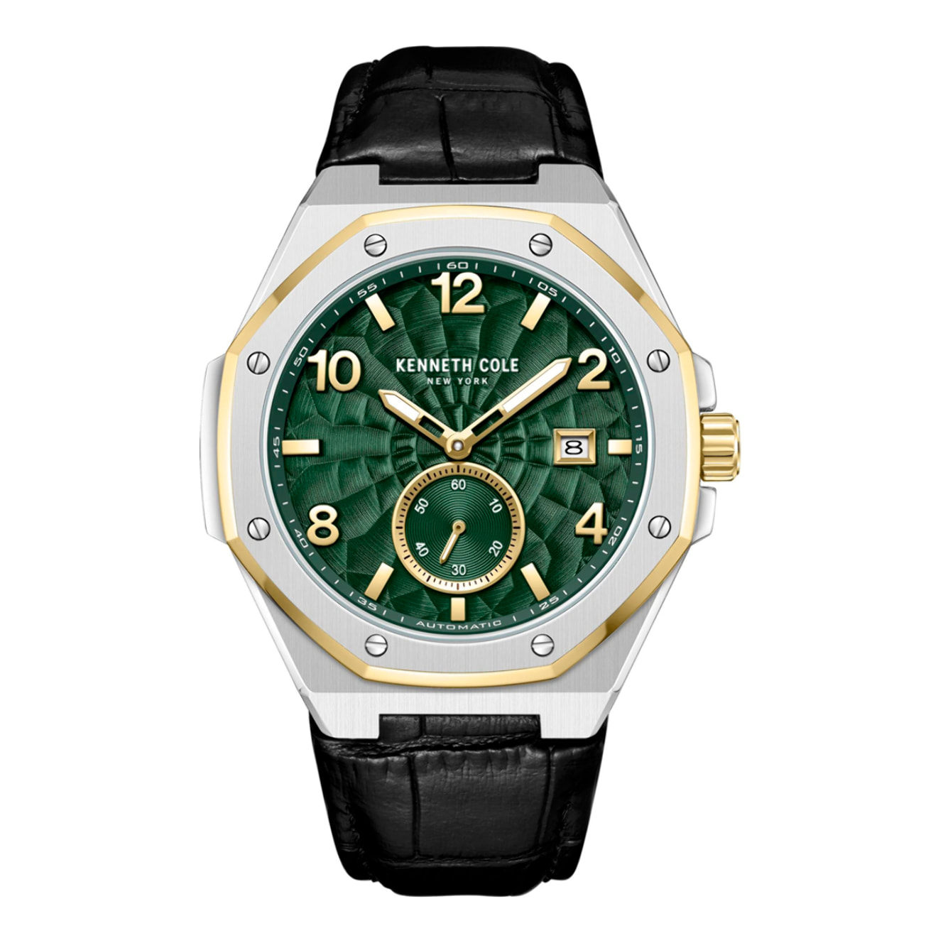 Reloj Kenneth Cole KCWGX0059003 Hombre Analogico Automatico con Correa de Cuero
