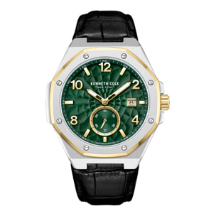Reloj Kenneth Cole KCWGX0059003 Hombre Analogico Automatico con Correa de Cuero
