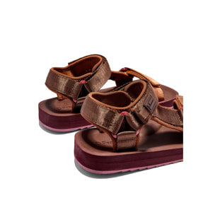 Sandalias de Tiras de Mujer en Marrón