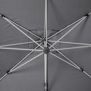 Toile de parasol "Equador" ardoise 4x3m en polyester