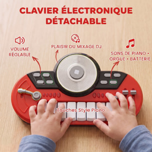 Kit de batterie enfant drum set avec tabouret micro connexion USB et accessoires