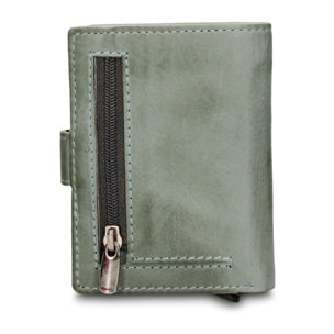 Portafoglio uomo in vera pelle - Modello Astor Prime - Casual - 7.5 x 10.0 x 2.0 cm