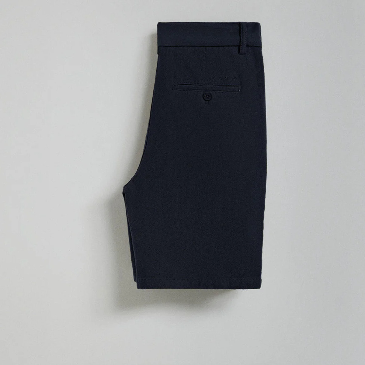Pantaloncini Bali in lino e cotone blu marino con dettagli ricamati Polo Club
