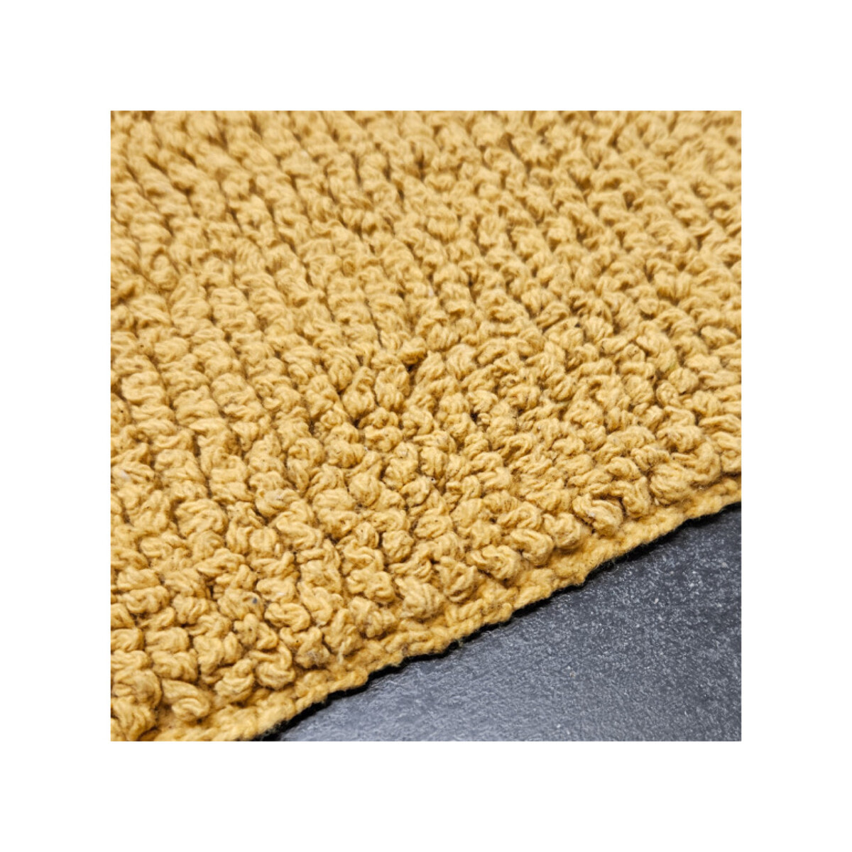Tapis de salle de bain rectangulaire 40 x 60 cm en coton - 6 coloris - WILLOW