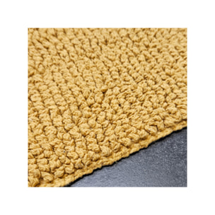 Tapis de salle de bain rectangulaire 40 x 60 cm en coton - 6 coloris - WILLOW