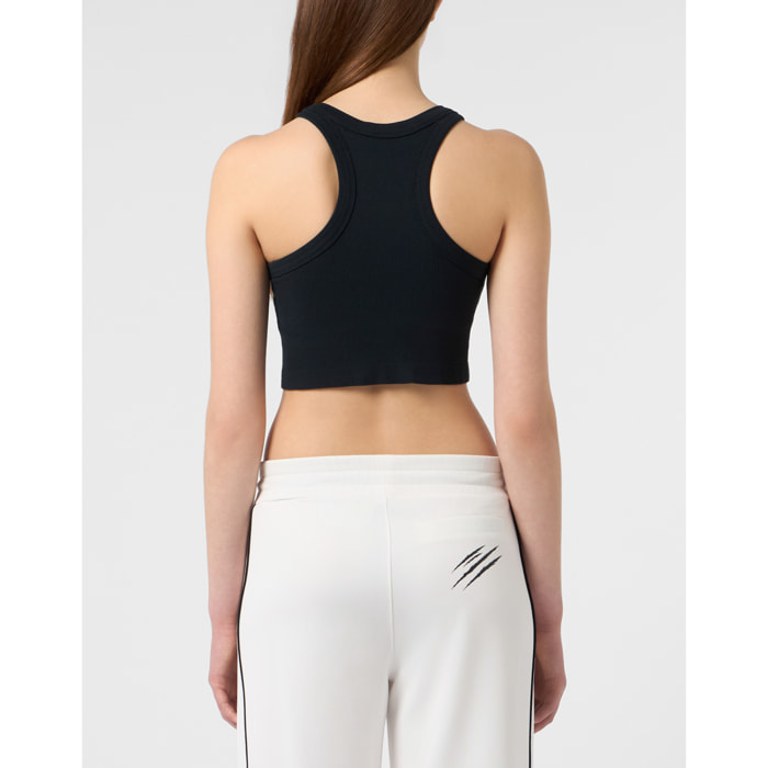 PLEIN SPORT Ribbed Tank Top