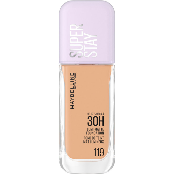 Maybelline New York Superstay 30H Lumi-Matte Fond de Teint 119