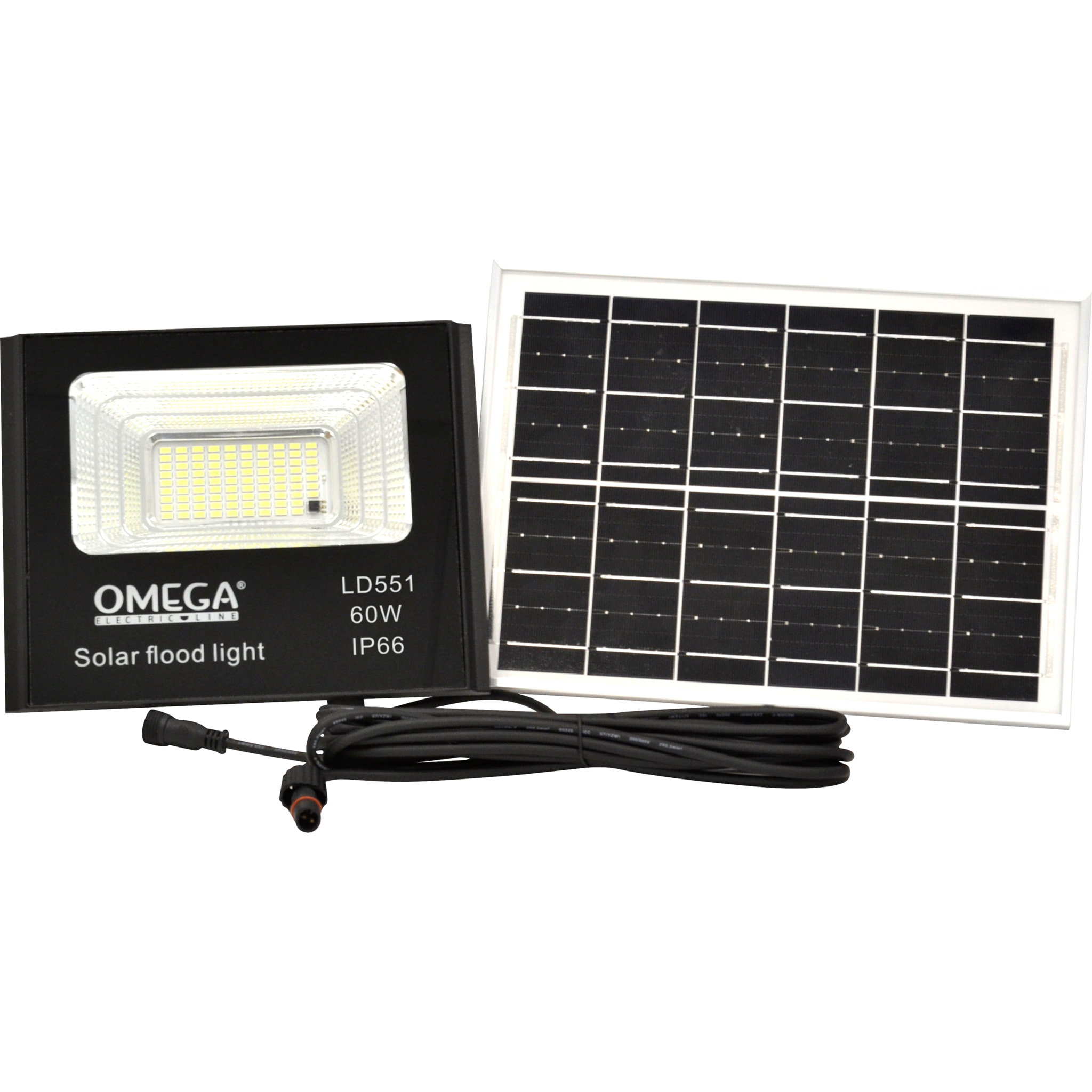OMEGA Floodlight ad Energia Solare 60W