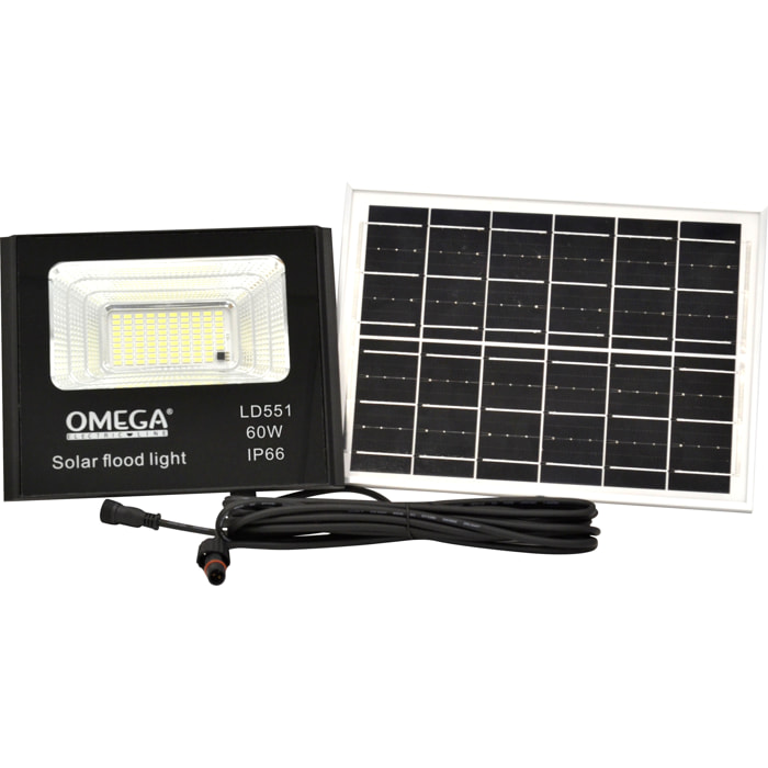 OMEGA Floodlight ad Energia Solare 60W