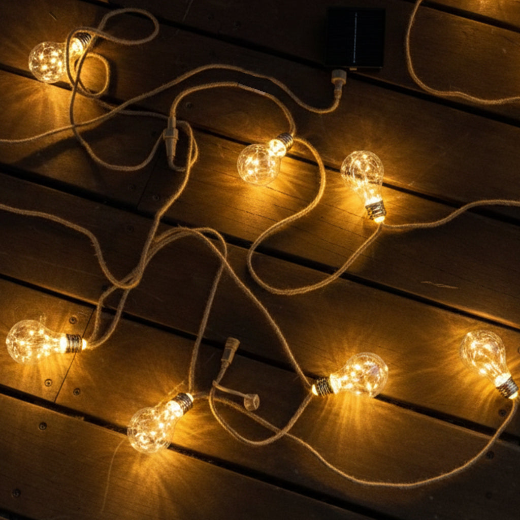 Guirlande solaire FANTASY STAR 10LED 8M