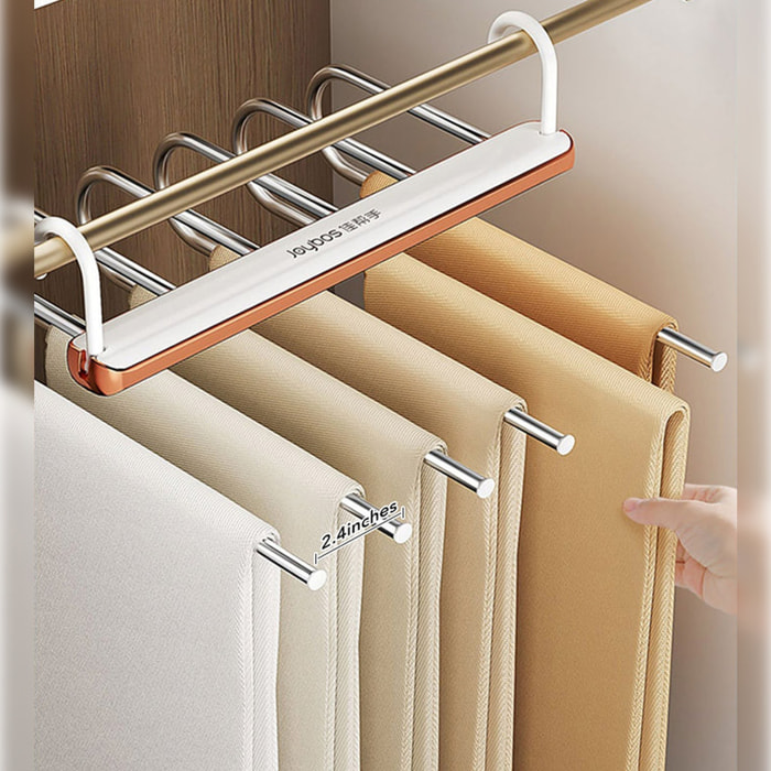 Percha para colgar pantalones multiposición joybos.