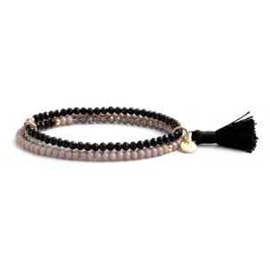 Pulsera Hamdora acabado oro amarillo 18k