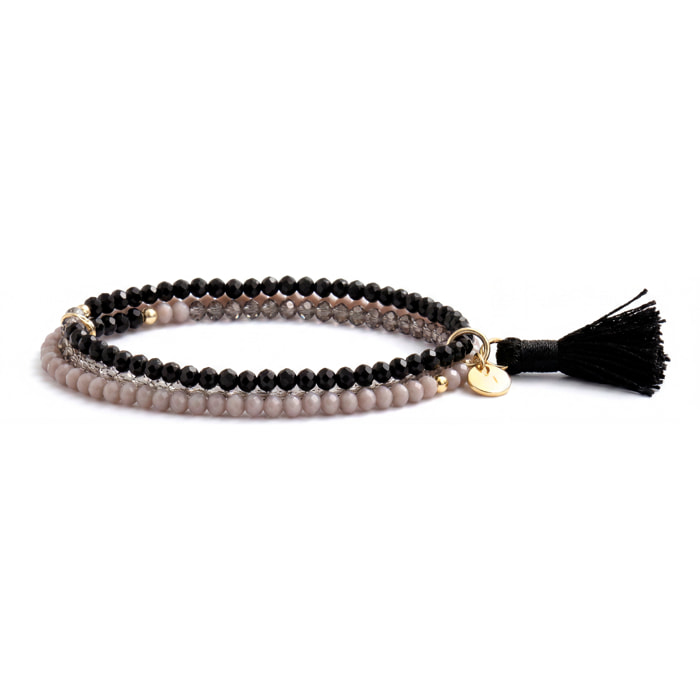 Pulsera Hamdora acabado oro amarillo 18k