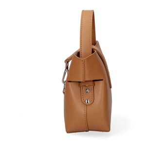 Borsa a mano da donna In Vera pelle Made in Italy 18x17x9 cm