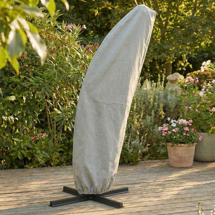 Housse de protection parasol déporté - Gris