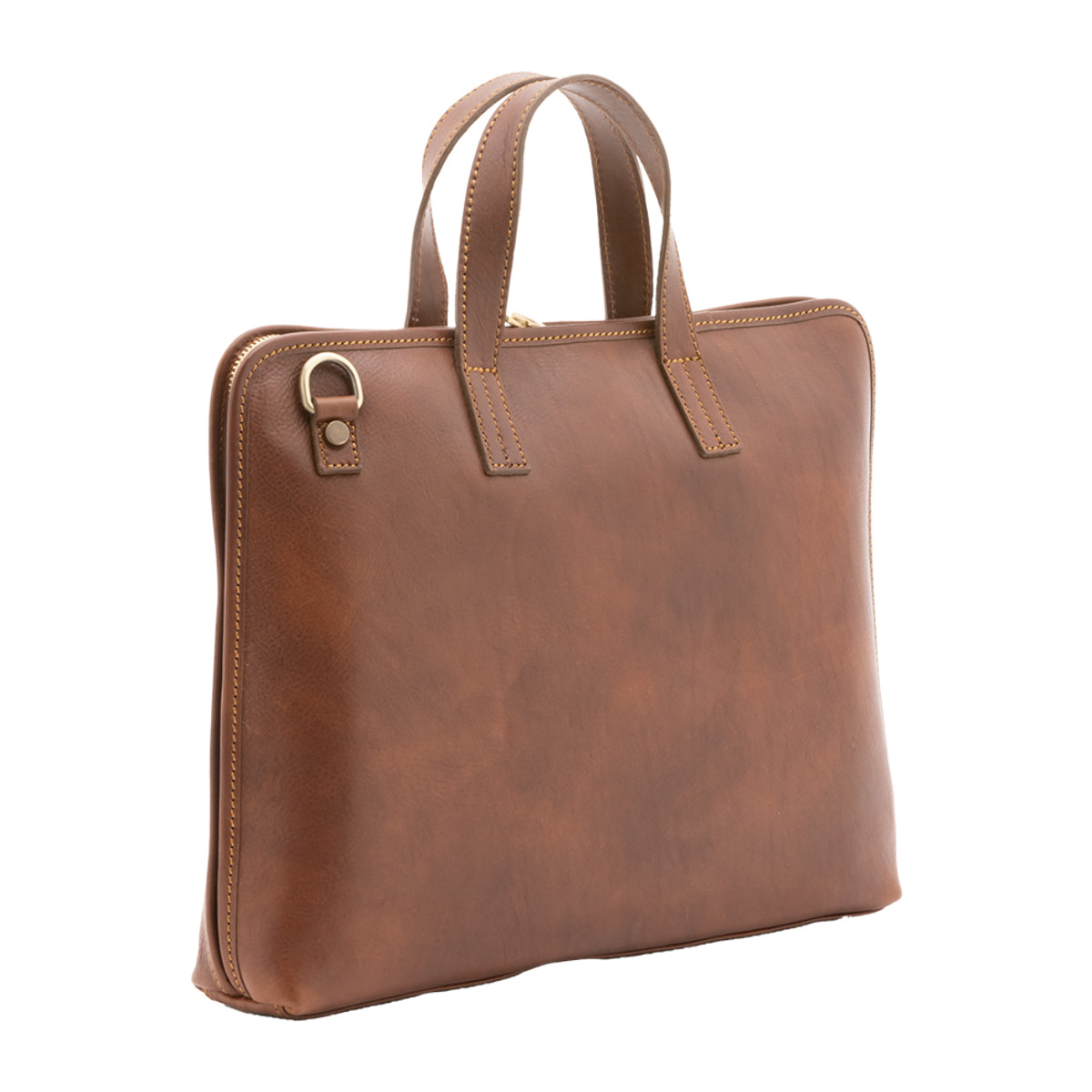 Borsa a mano  unisex In Vera pelle Made in Italy 40x30x5 cm