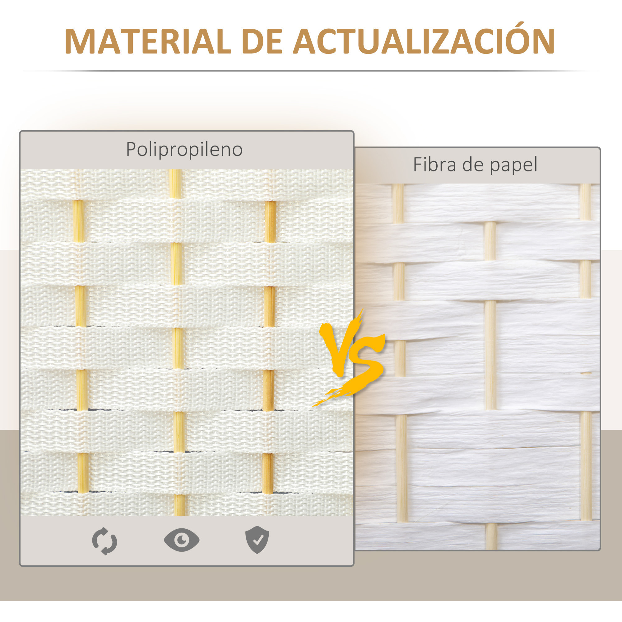Biombo de 4 Paneles Separador de Ambientes Plegable 160x170 cm Biombo Separador de Ambientes para Salón Dormitorio Oficina