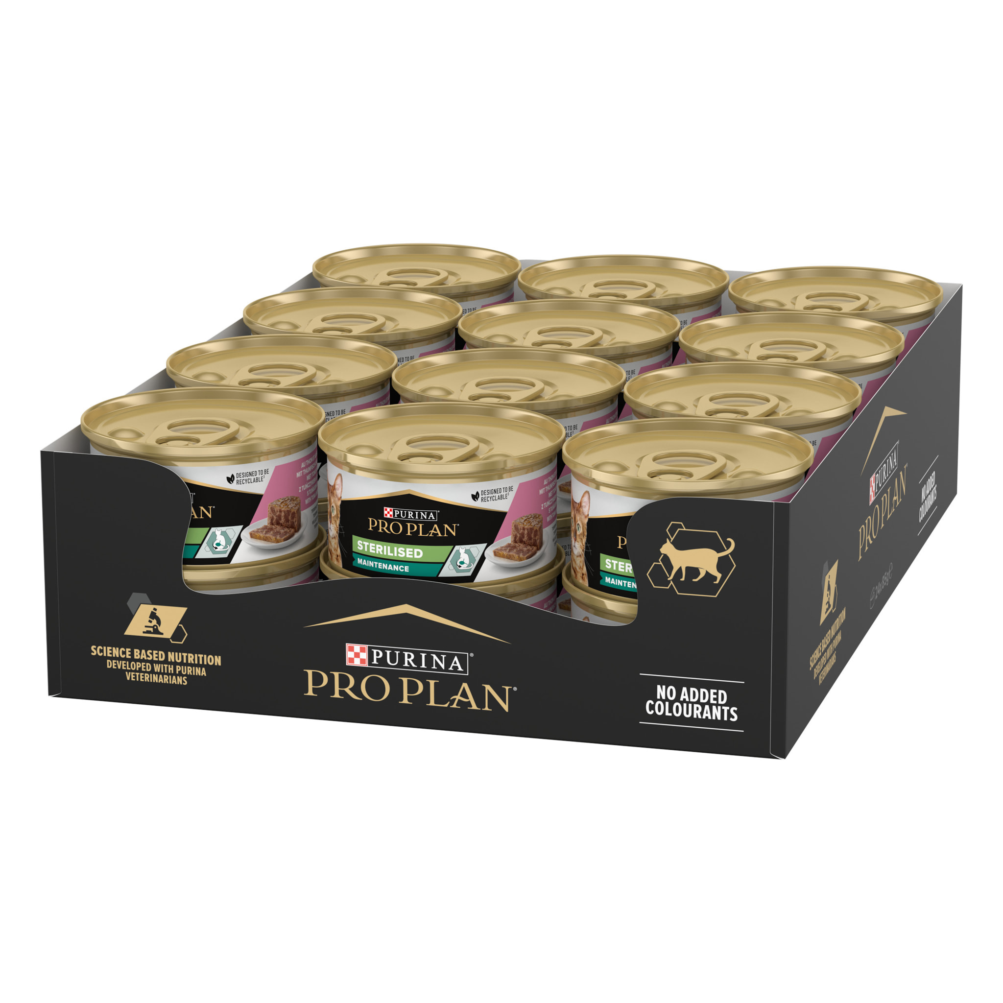 PRO PLAN STERILISED MAINTENANCE Terrine Thon Saumon 85g - Lot de 24