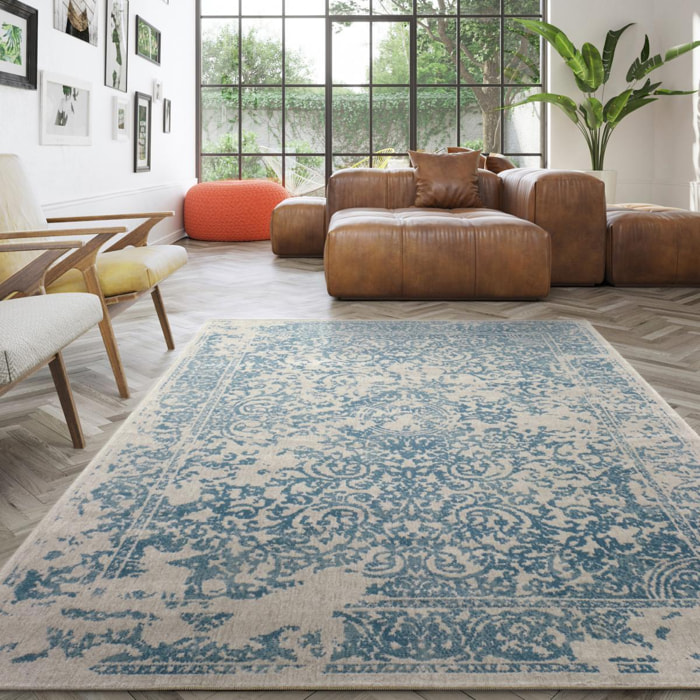 Tapis salon et chambre tissé motif ethnique VUTU