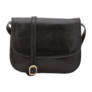 Borsa a tracolla  da donna In Vera pelle Made in Italy 27x20x12 cm