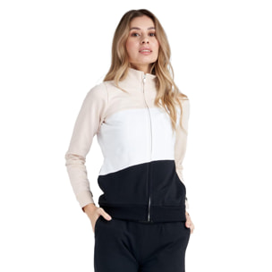 Tuta donna con collo alto e zip linea Live in Colors
