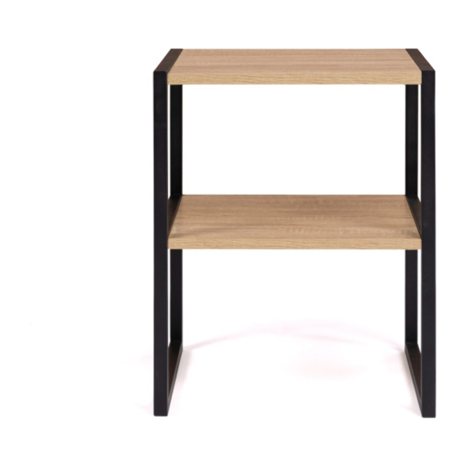 Tables de chevets Memphis avec étagère - lot de 2