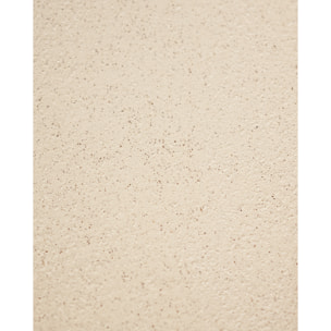 Mesa auxiliar redonda de microcemento en tono beige 45x50cm Alto: 50 Largo: 45 Ancho: 45