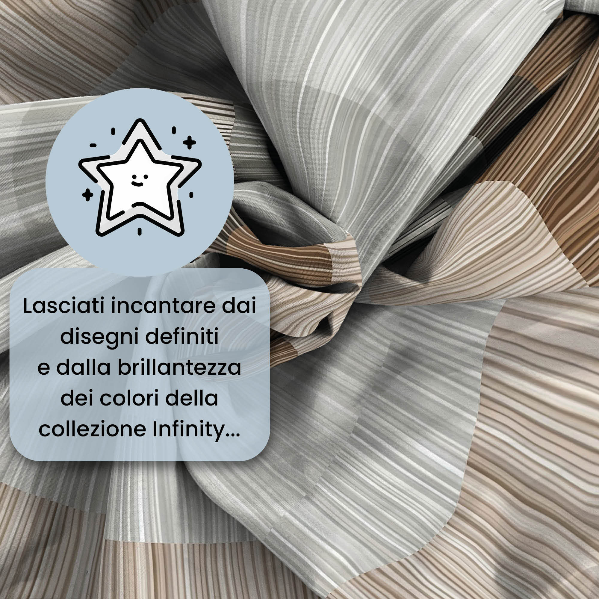 COMPLETO LETTO INFINITY - 100% Microfibra