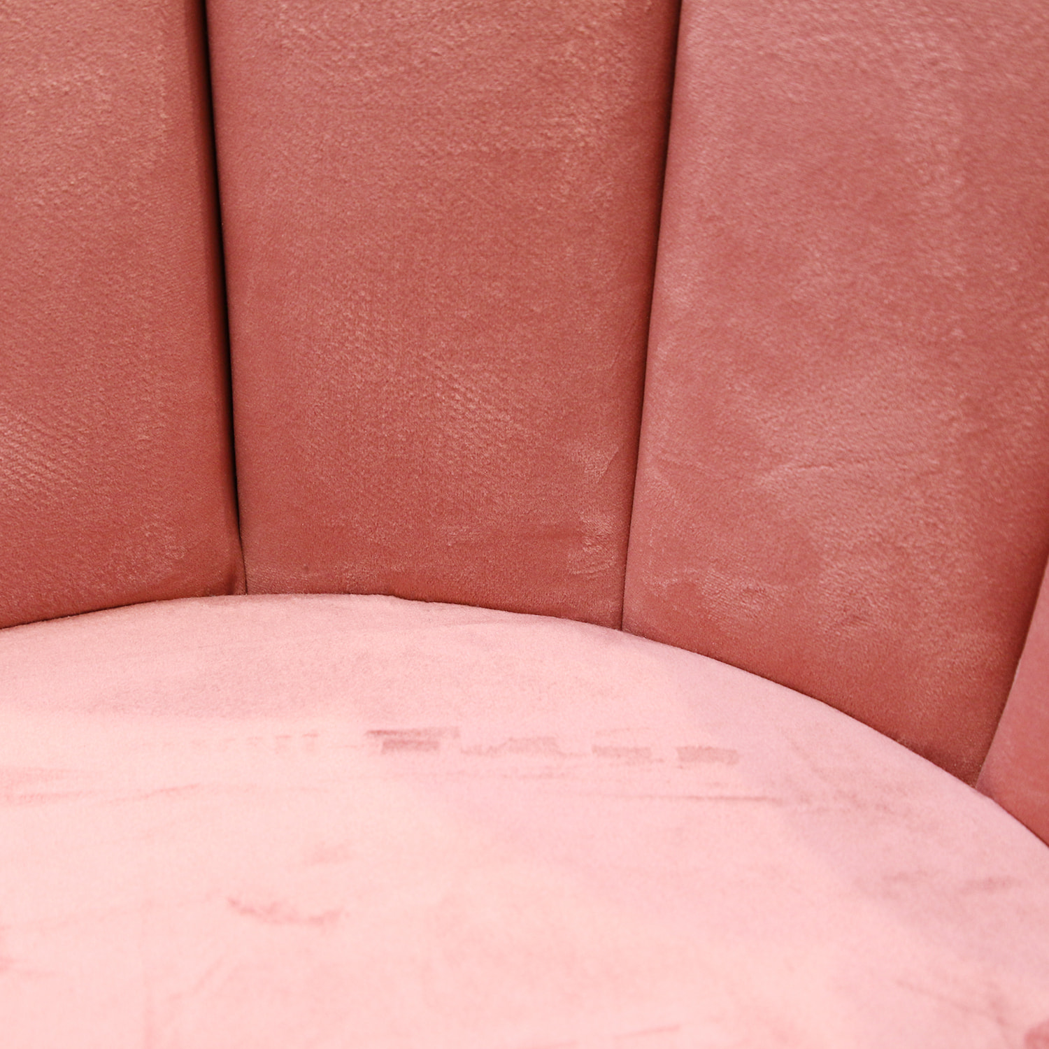 Chaise Ariel Velours Rose - Lot De 2