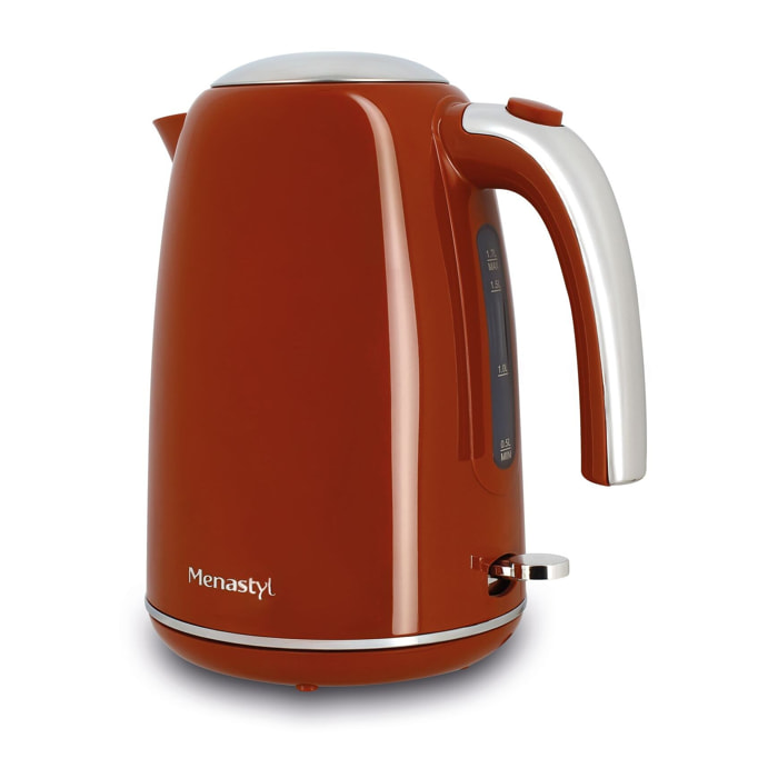 Bouilloire en acier inoxydable 1,7L brique RETRO