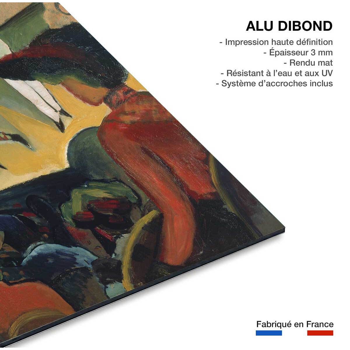 Tableau Le ballet russe par August Macke Tableau alu Dibond