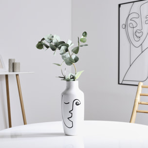 Vase - HOME DECO FACTORY - Arty - Céramique - Blanc