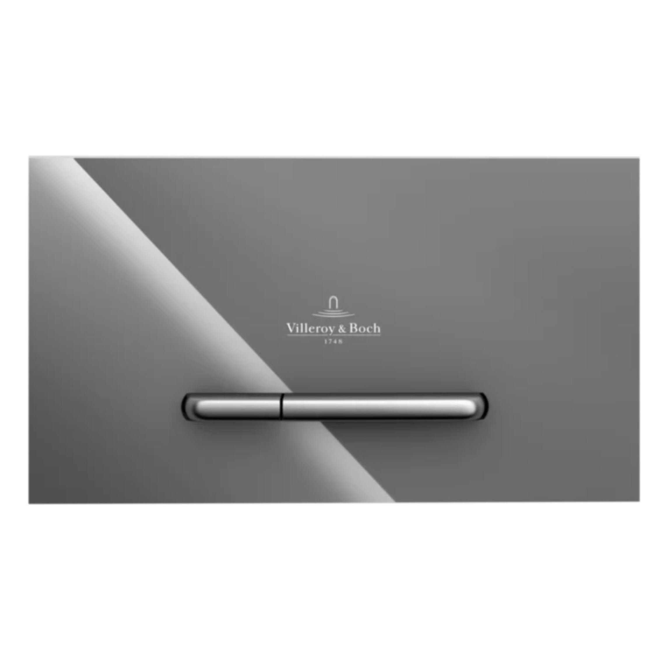 Plaque de déclenchement WC ViConnect 300G en verre Glossy Grey