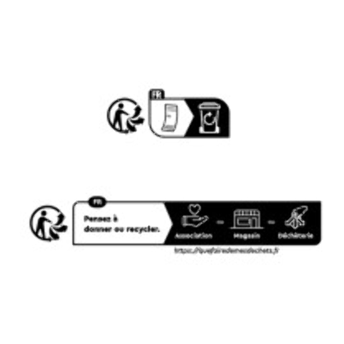 MSV Poubelle à  pédale Acier & Bambou AZA 3L Blanc