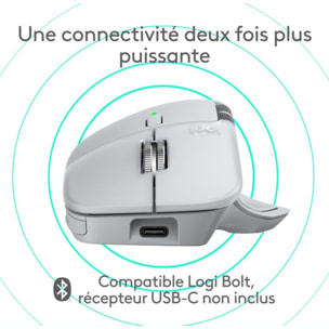 Souris sans fil rechargeable LOGITECH MX Master 4 Mac Off White