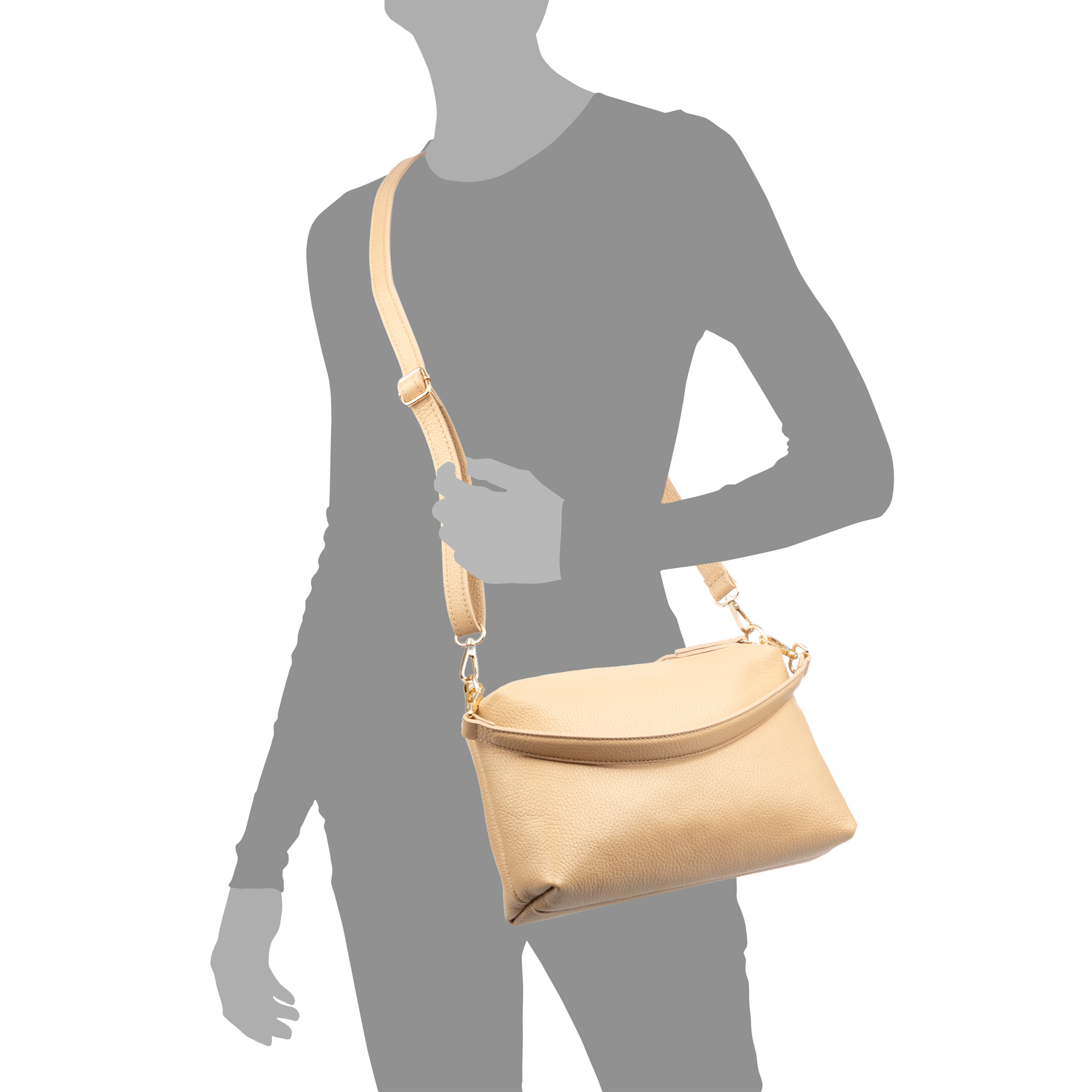 Baselga Bolso tote Mujer. Piel auténtica Dollaro.