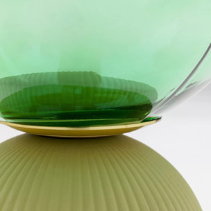 Lampe Magic Ball 21cm verte Kare Design
