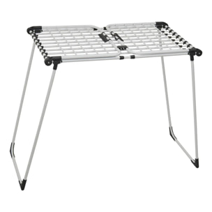 Étendoir à Linge Sinai Extensible 27M Blanc 113x60x260 cm