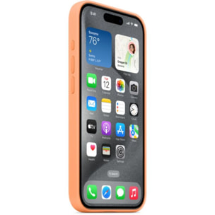 Coque APPLE iPhone 15 Pro MagSafe Sorbet orange