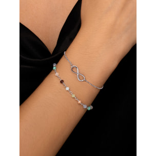 Pulsera Infinito Plata