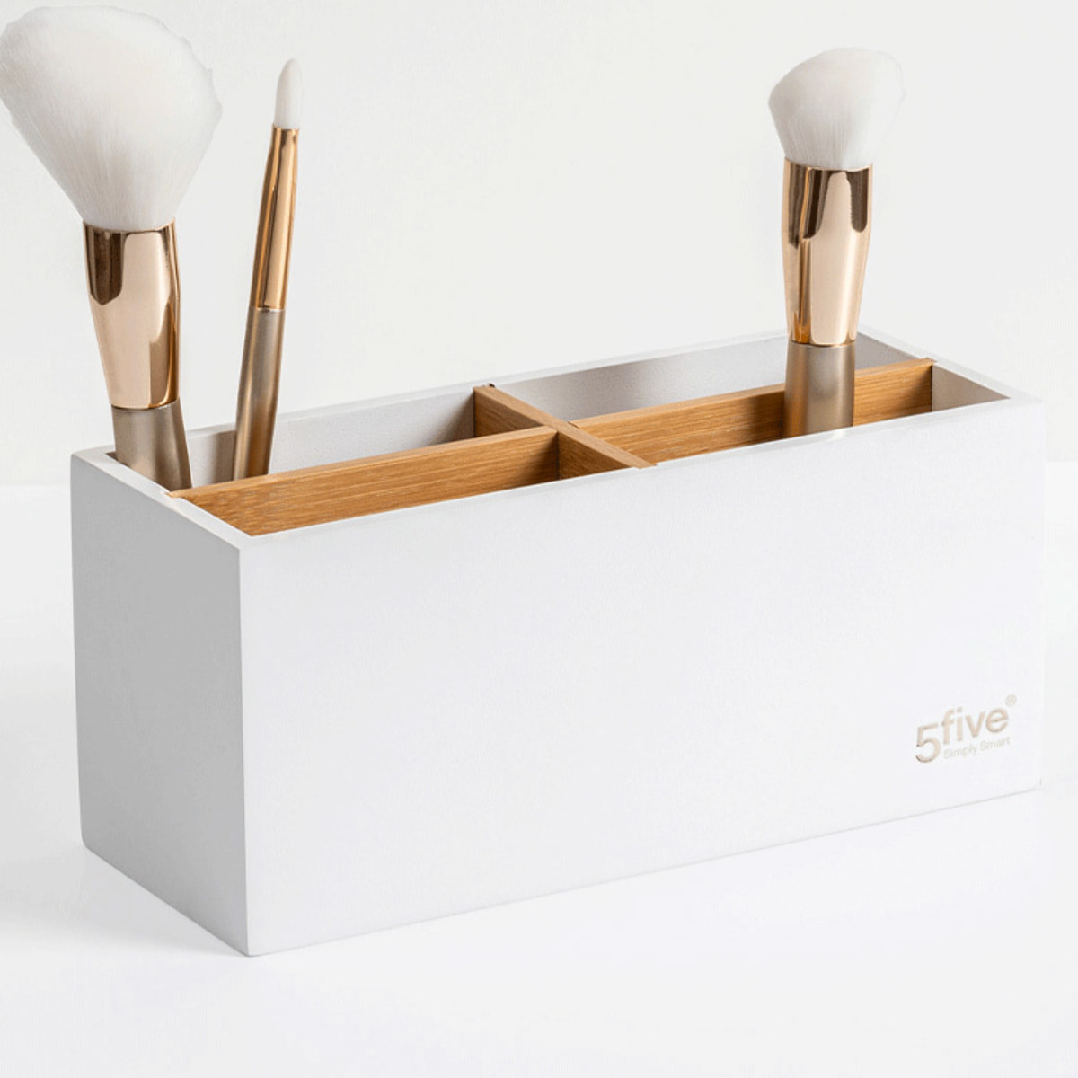 Organiseur 4 compartiments Blanc Naturéo