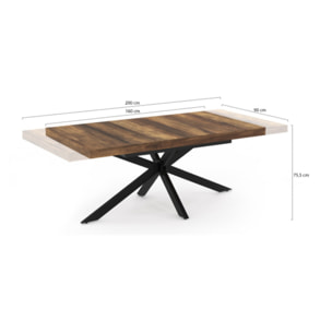 Table repas extensible spider