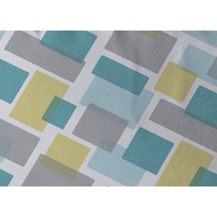 Copripiumino In 100% Cotone Disegno Square