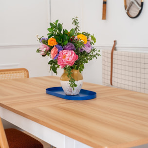 Table à manger extensible effet bois 6/8 personnes - LEXI