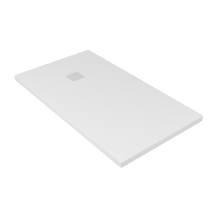 Receveur antidérapant Planeo acrylique blanc