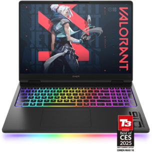 PC Gamer HP Omen 16" WQXGA 240Hz Intel Core Ultra 7 255HX Nvidia GeForce RTX 5070 Ti 32 Go RAM DDR5 SSD 1 To