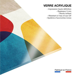 Tableau organique chrome 1  Tableau plexiglas