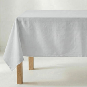 Nappe antitache au toucher tissu imperméable GRIS PIERRE